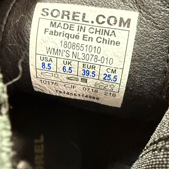 Sorel Black Leather Chelsea Boots - Picture 6 of 6